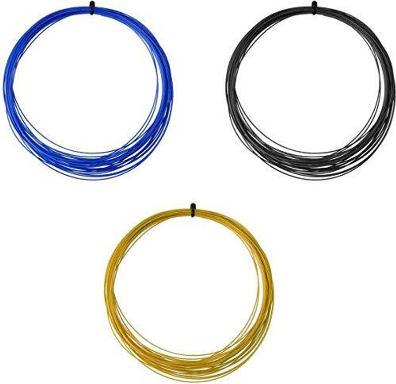 VALOURE SPORTS Badminton String | Multicolor High Resilience 0.69 Badminton String - 10 m(Multicolor)