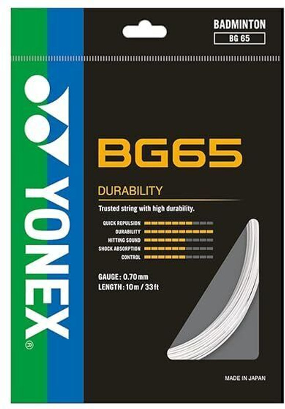 S G Fab HI-88 0.7 Badminton String - 10.3 m(White)