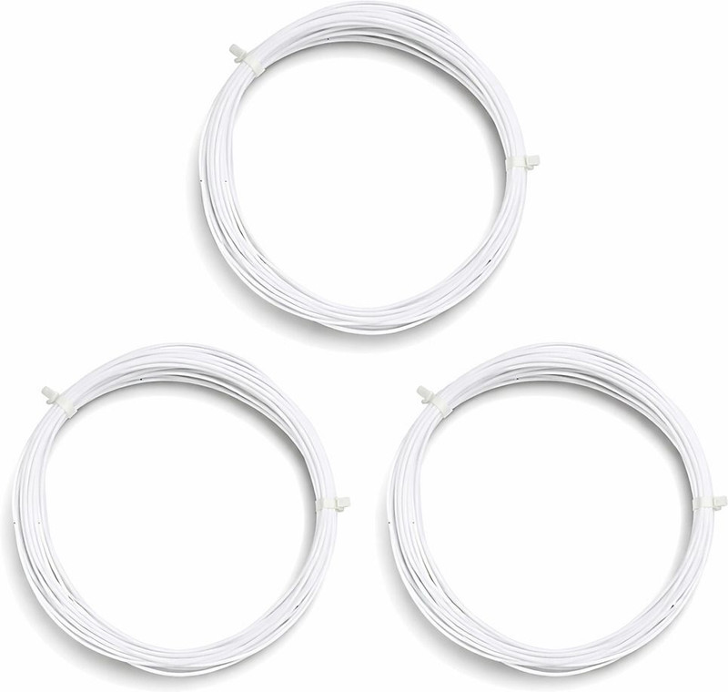 Nextage BS10M-P3 0.67 Badminton String - 10 m(White)