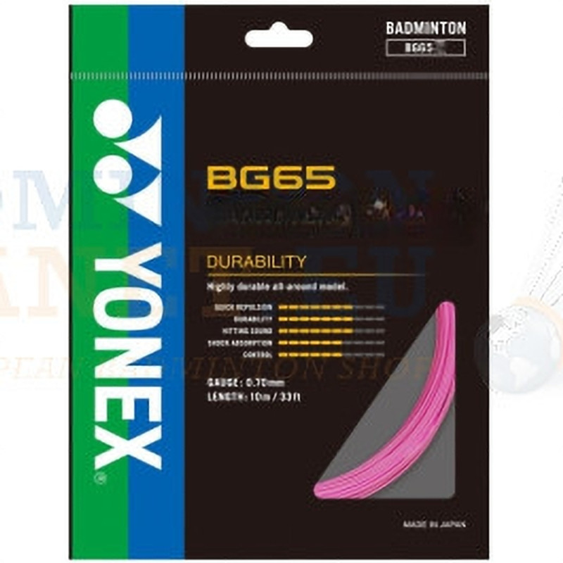 Badmin BG 65 0.7 Badminton String - 10 m(Pink)