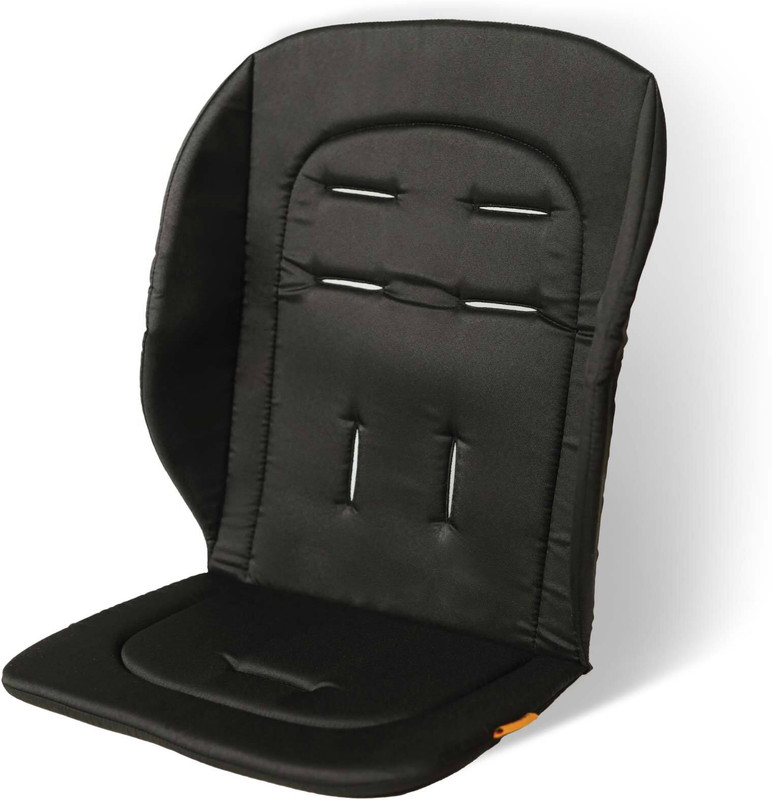 Loopie Hop Stroller Infant Seat Insert | Baby Stroller Cushion | Seat Liner | Black | Stroller Pram Pad