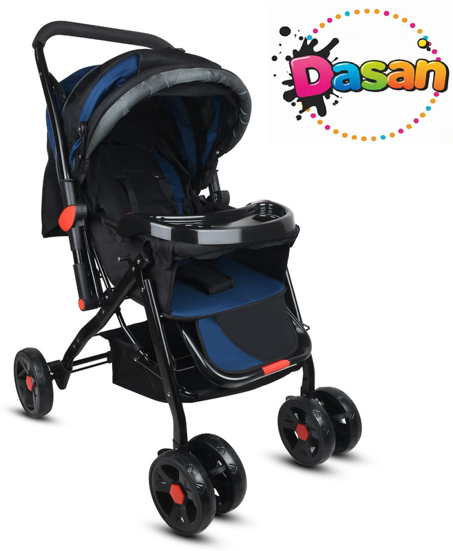 DASAN baby pram Stroller,easy fold ,for new born baby kids,0-3 years. Stroller Cum Rocker(2, Green)