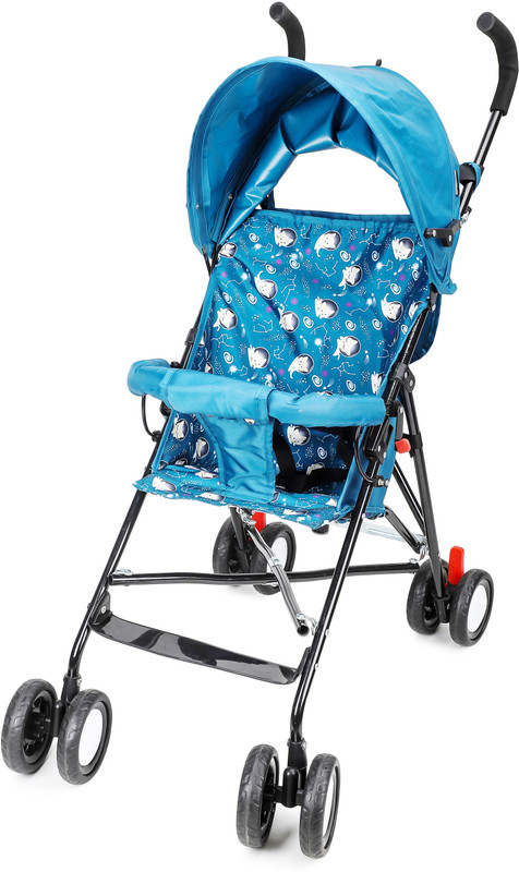 mlu Pram, Stroller, and Bassinet with Parental Handle, Canopy, for Newborns Pram(2, Blue)