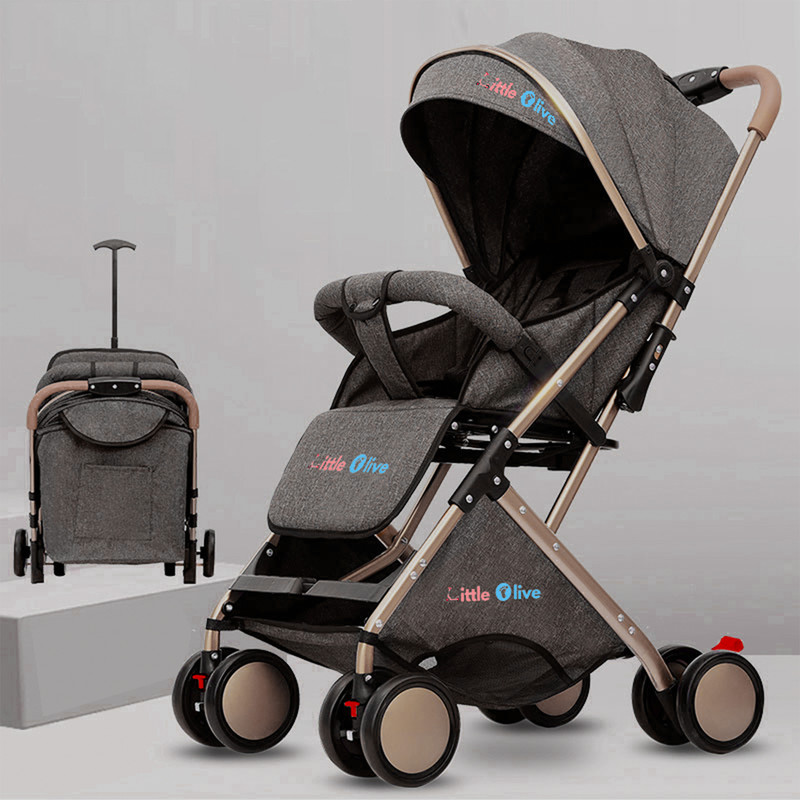 Little Olive BabyJoy Stroller For Kids Stroller(3, Grey)