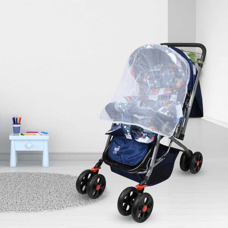 Dugri Sunshine Stroller/Pram, Easy Fold, for Newborn Baby For Pram Pram(4, Blue)