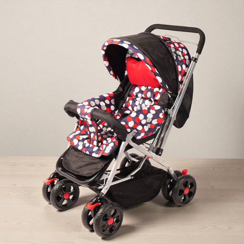 s m products SM BABY STROLLER PRAM FOR SAFTEY MUSQUITO NET PROTECTER Twin Strollers & Prams(3, Red)