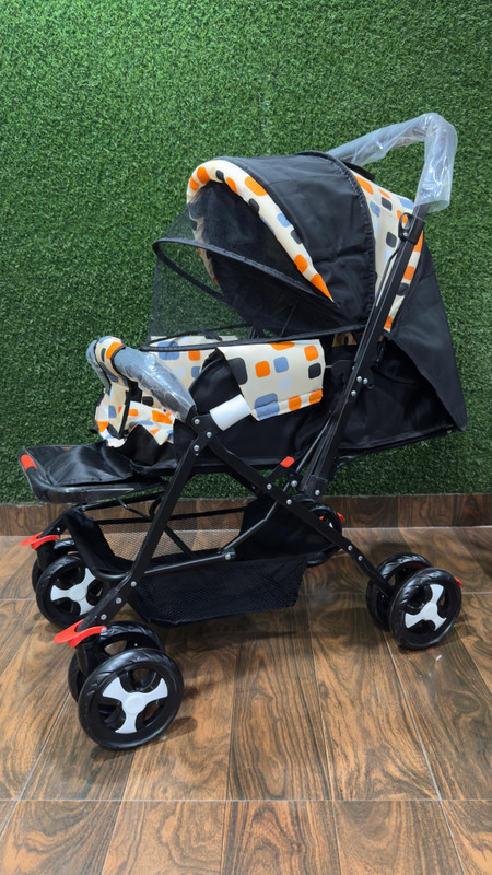 punjabcycle little explorer baby pram for 0-3 years ,baby $ kids Pram(3, Blue)