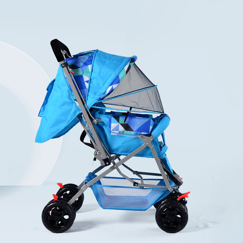 Angels & mice WonderCruise – Aqua Mosaic Pram(Multi, Blue)