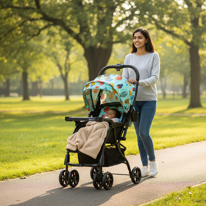 leotoon Imperial Glide Stroller Stroller(3, Blue)