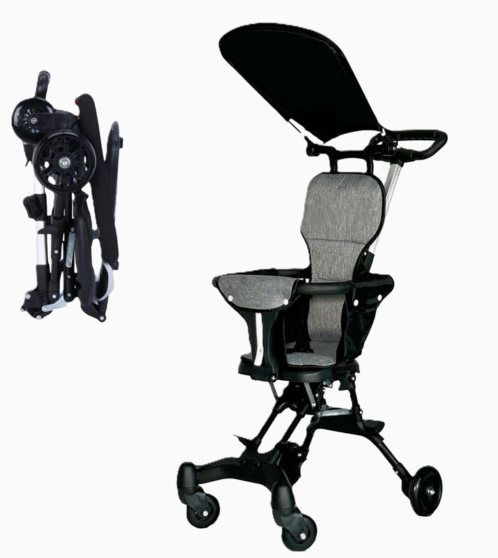 DREAMS Compact Baby Stroller / Lightweight and Portable / Perfect for Travel Stroller(Multi, Black)