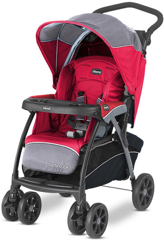 Chicco Cortina Cx Stroller Red Stroller(Multi, Red)