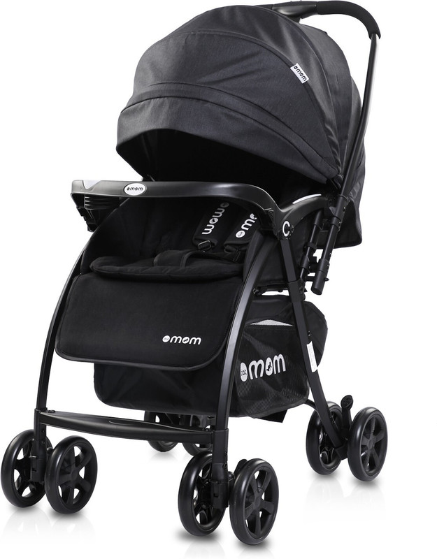 DOTMOM Uber Flyer Baby Stroller One-Hand Folding Pram Stroller(Multi, Black)