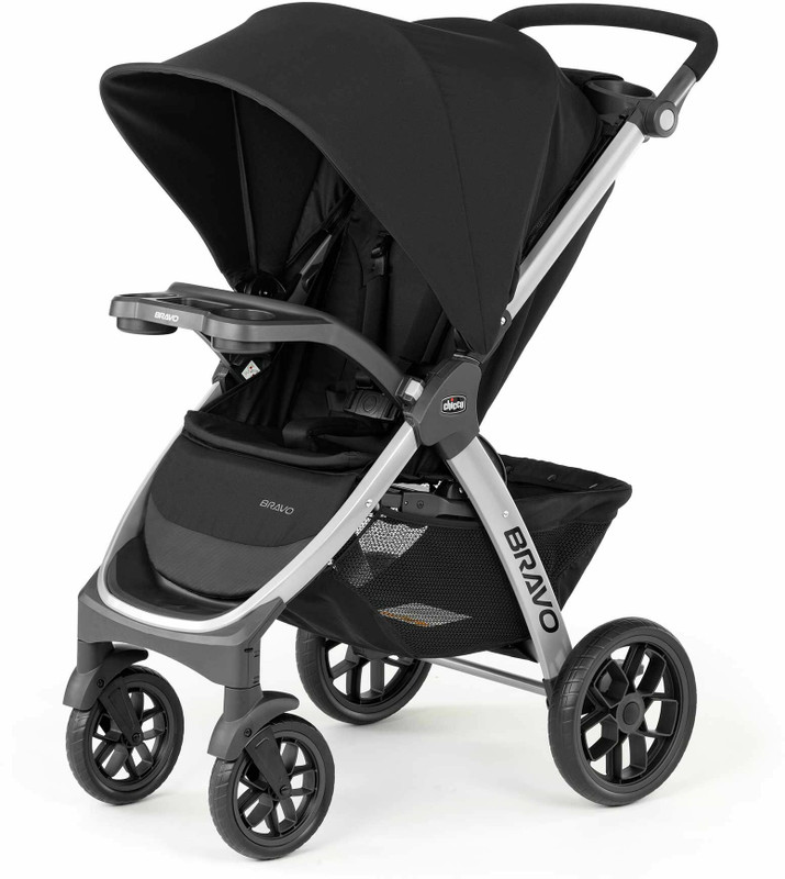 Chicco Bravo Quick Fold Stroller(Multi, Black)