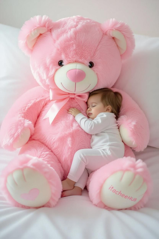 MasKa 1st Birthday Teddy Bear Gift - 58 inch(Pink)