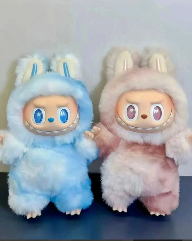 PAPASpace Labubu Monsters Big Energy Plush Figure Collectible Toy for Kids (Pack of 1) - 15 cm(Multicolor)