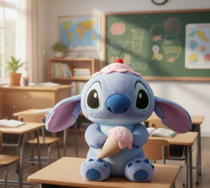 plush joy Disney Stitch Soft Stuffed Plush Animal Toy for Kids and Gift Toys - 30 cm(Blue)