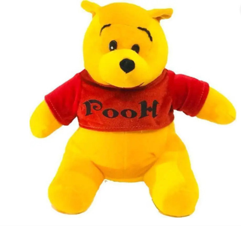KHUSHBU ENTERPRISES The Pooh Character SOFT TOY for Kids Birthday, Babies & Children - 35 cm(Yellow)
