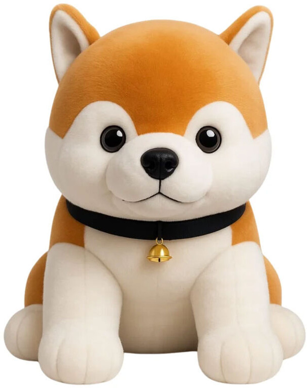 Childgossip Best Soft Husky Dog Plush Toy | Super-Soft Stuffed Animal Perfect for Boys&Girls  - 30 cm(White, Brown)