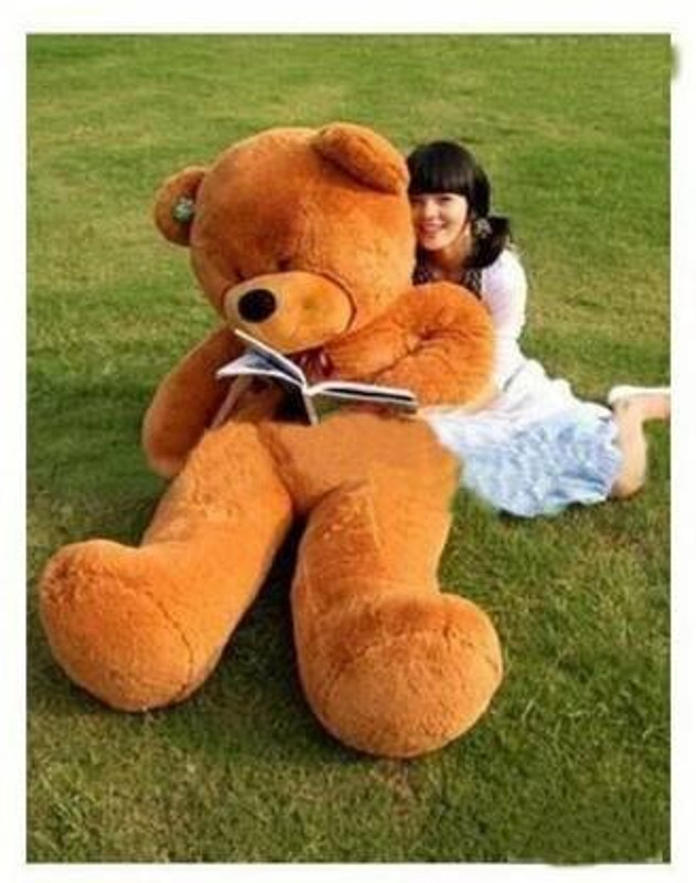Plushie 4 Feet Very Cute Long Soft Hugable Teddy Bear Best For Gift-120 cm - 48 inch(Brown)