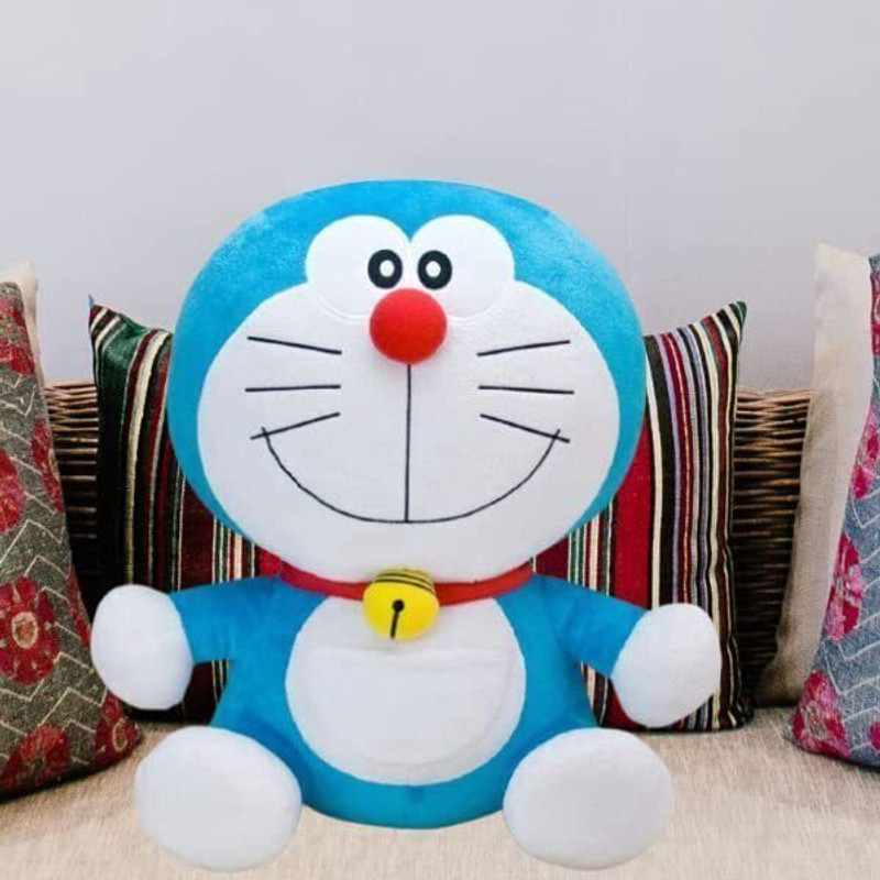 AVS Doraemon Soft Stuffed Annimal Toy for Girls Babies  - 40 cm(Blue)