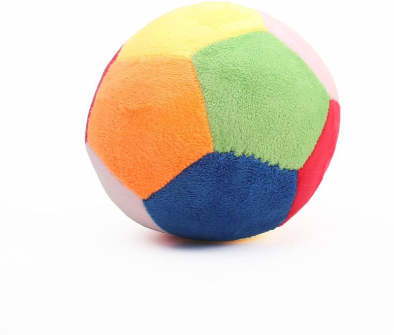 ITSY Bitsy Soft Toy Rattle Ball Multicoloured 5inch 1pc  - 10 inch(Multicolor)