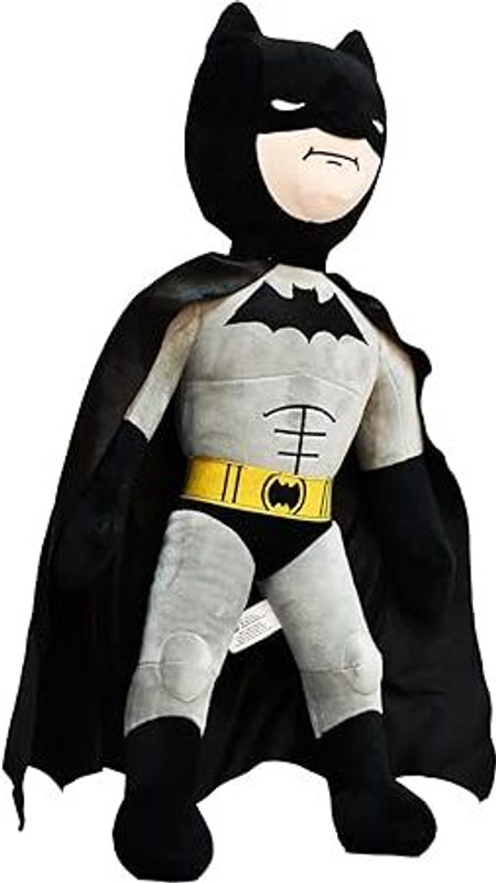 SRE Batman Figure Justice League Soft Plush Stuffed  - 30 cm(Black, Grey)
