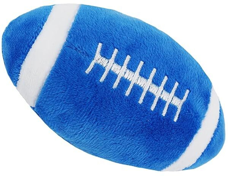 YOKO TOYS SOCCER STUFFED TOY  - 18 cm(BLUE AND WHITE)