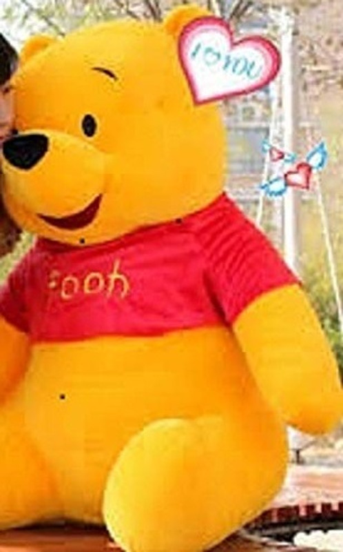 4AJ BAZAAR Pooh Soft Toy - 45 cm(Yellow)