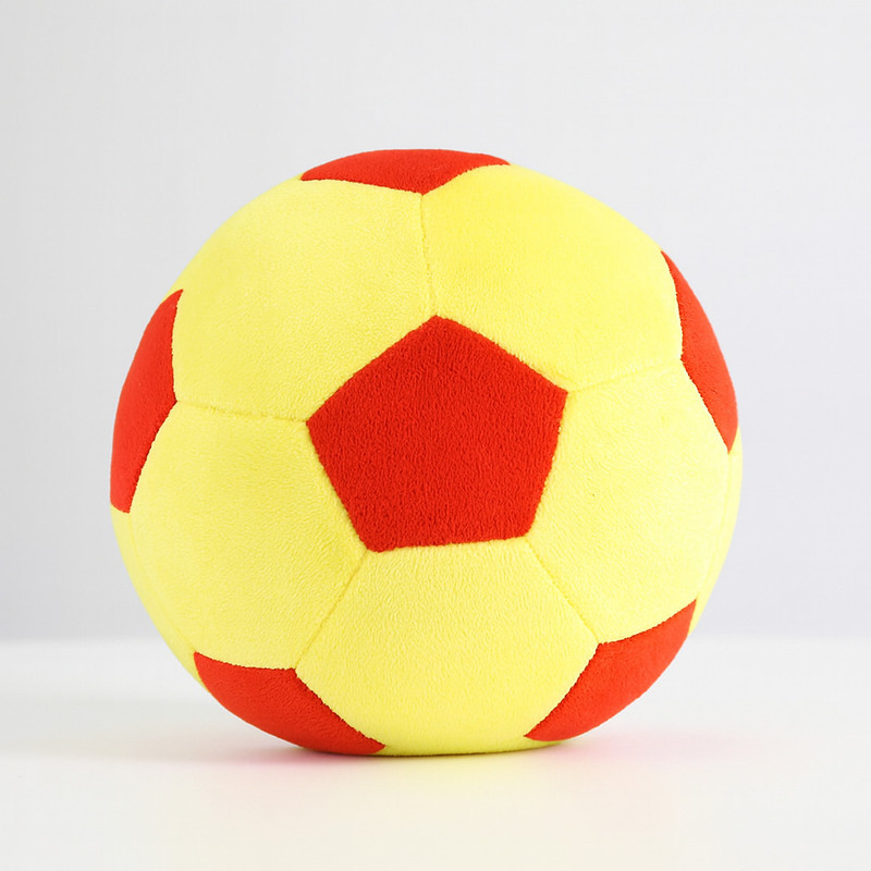 Toyingly Soft Soccer Ball, Red and Yellow  - 20 cm(Orange, Yellow)