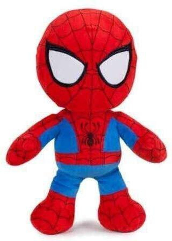 CHIKLY Spiderman Soft Toy for Kids – Plush Superhero Doll for Boys and Girls Marvel Fan - 30 cm(Red, Blue)
