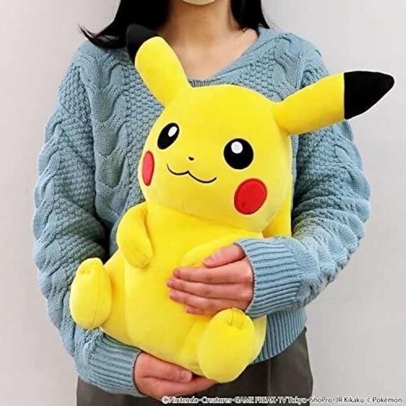 jr jack & rose Pikachu Soft Toy Cute & Huggable Plush Toy for Kids  - 30 cm(Yellow)