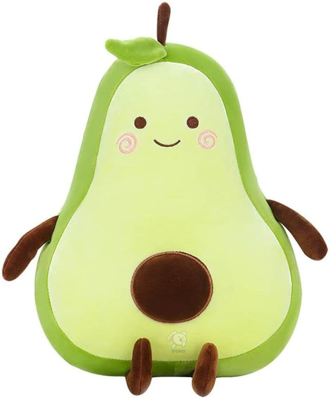 HELLOBEAR New-Plushie Avacado Soft Toy for Kids | Plush Soft Toys  - 30 cm(Multicolor)