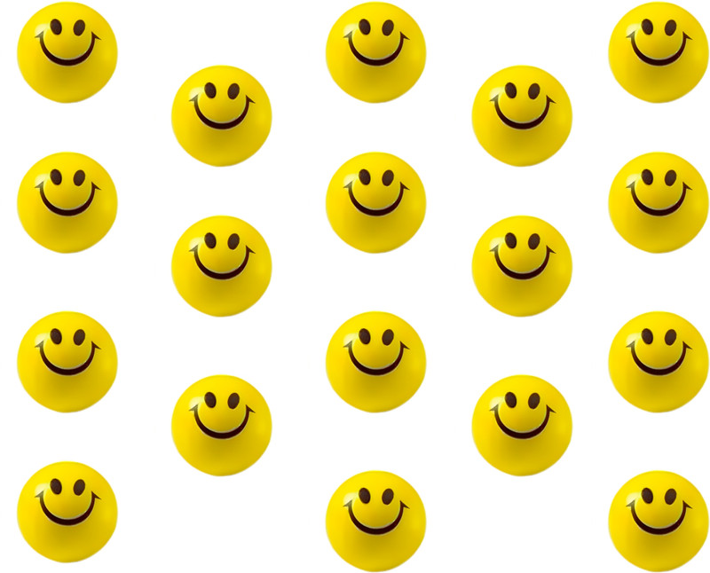 ShubhKraft Kids Smiley Squeeze Ball for Sensory Touch Learning and Play  - 2.5 inch(Yellow)