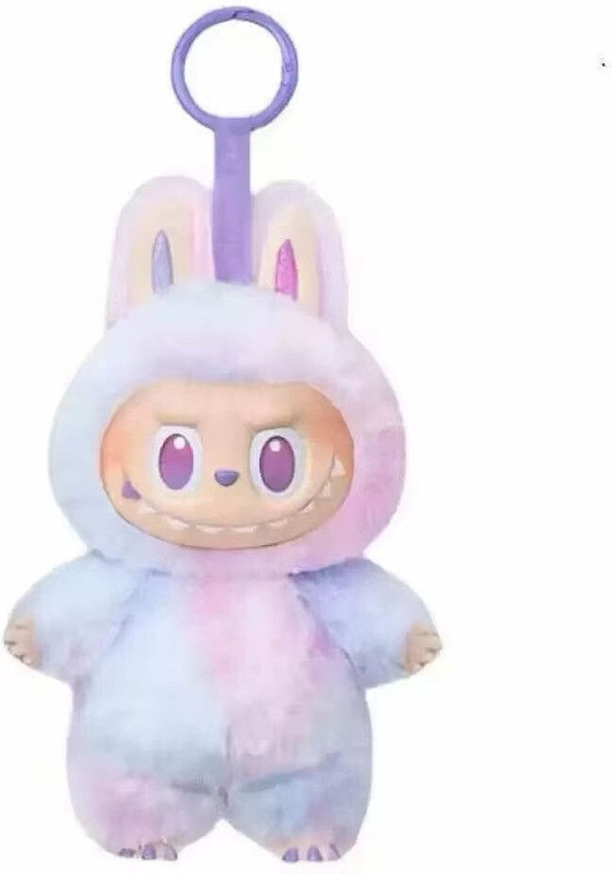 Vicorp Cute Labubu Top | Labubu Doll - Soft Bunny Keychain (Random Color - 1 Pc)  - 17 cm(Multicolor)