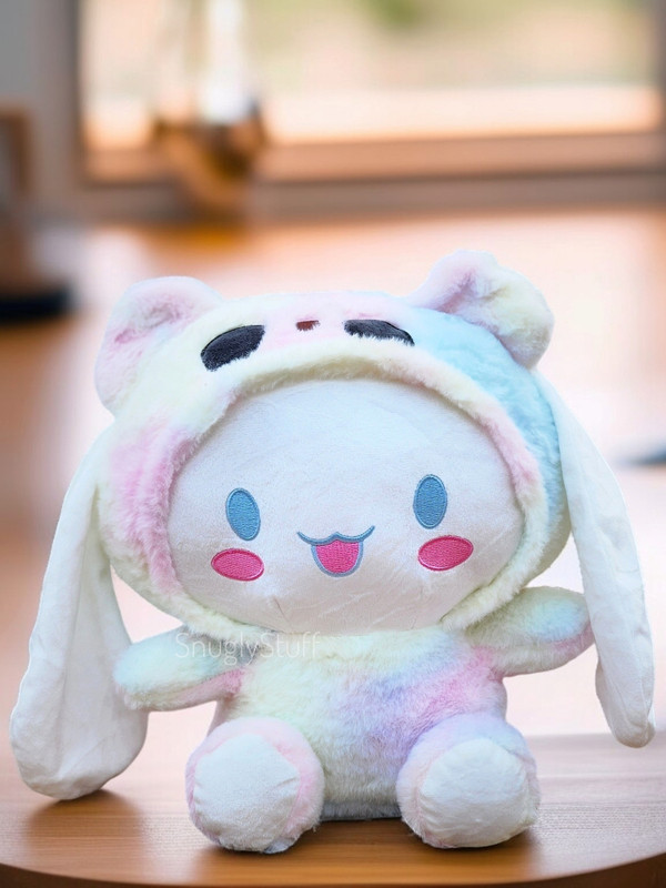 snuglystuff Cinnamoroll Teddy Bear Stuffed Plushie Doll For Girls, Kids, Kawaii Toys, Gifts - 30 cm(Multicolor)