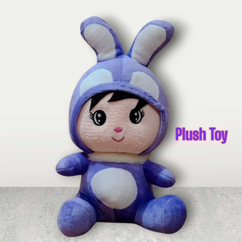 Luipui Cute Rabbit Plush Toy FunA11  - 32 cm(Blue)
