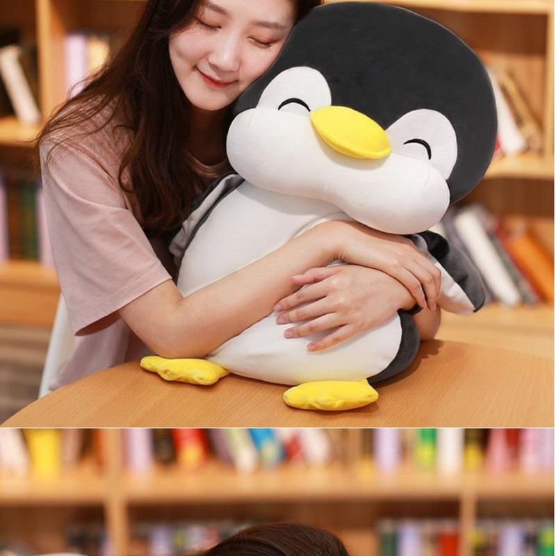 jr jack & rose Penguin Soft Toy for Boys, Girls and Boys, Birthday Gift  - 30 cm(Black)