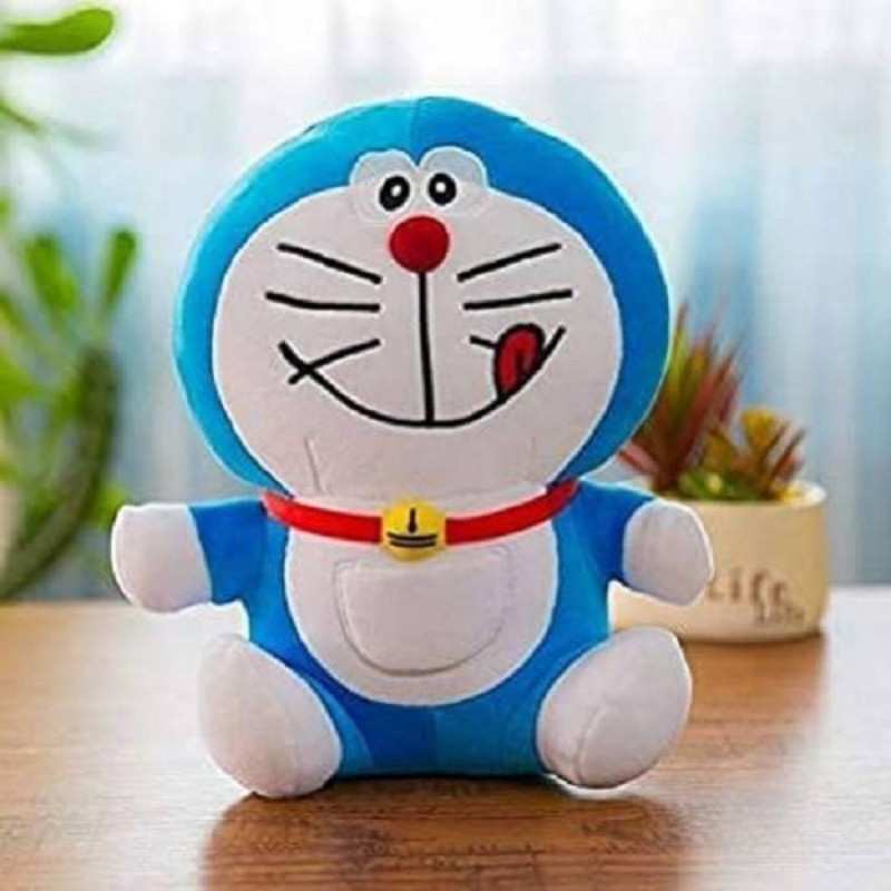 VibeFly Doraemon Soft Toy For Baby Boys/Girls Birthday Gift - 20 cm(Blue)