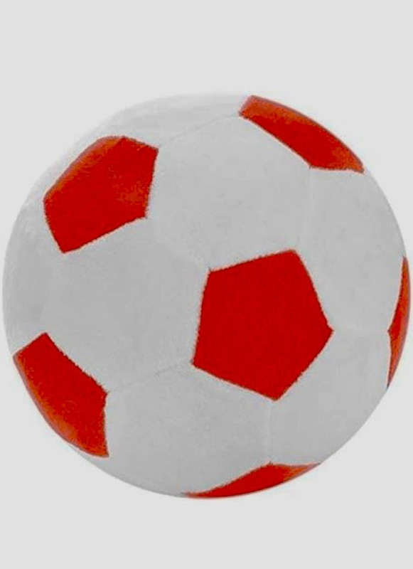 Toyingly Red And White Ball Soft Toy for Cute Kids  - 15 cm(Multicolor)