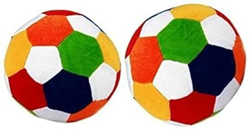 Rtnahsij Rtn multi-colour light weight soft Ball with rattle sound - 18 inch  - 10 mm(Multicolor)