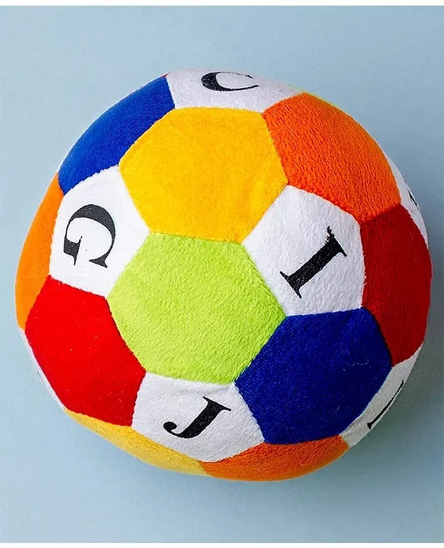 SRE Soft Ball for Kids, Plush Soft Toys, Basketball Toys for Kids  - 25 cm(Multicolor)