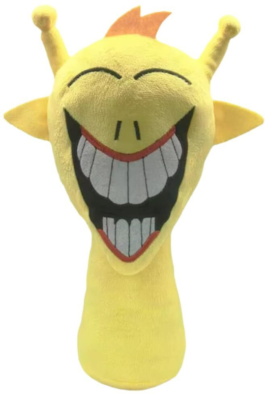 TechMax Solution Yellow Big Smile Sprunki Plush Toys - 30 cm(Yellow)