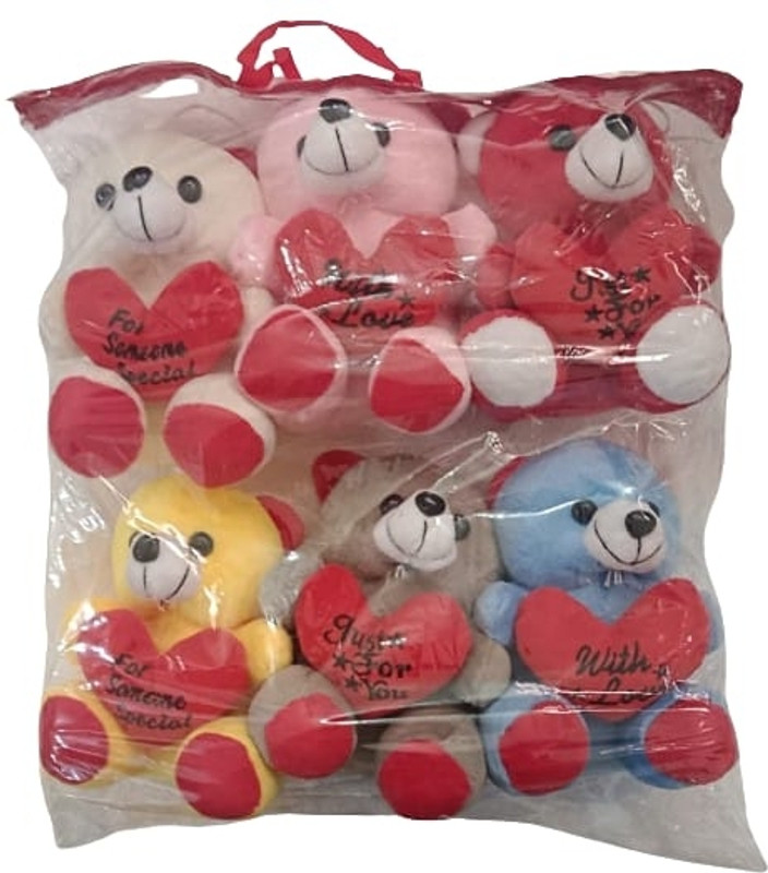 Sunlight toy hub Stuffed teddy bear soft toys - 20 cm(Multicolor)