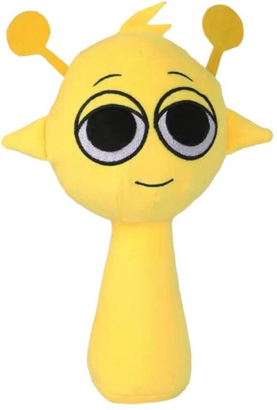 TechMax Solution Yellow Sprunki Plush Toys  - 30 cm(Yellow Lime)