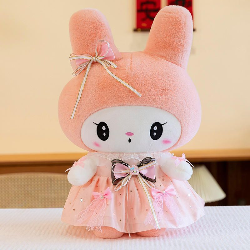 tinytotem Melody Soft Toy Doll Plush Soft Dolls for Girls Kids Gift Toy For Kids Toys Cute - 20 cm(Pink, White)