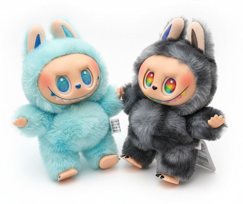 Lumous Soft & Cuddly Labubu Art Toy  - 6 inch(Multicolor)