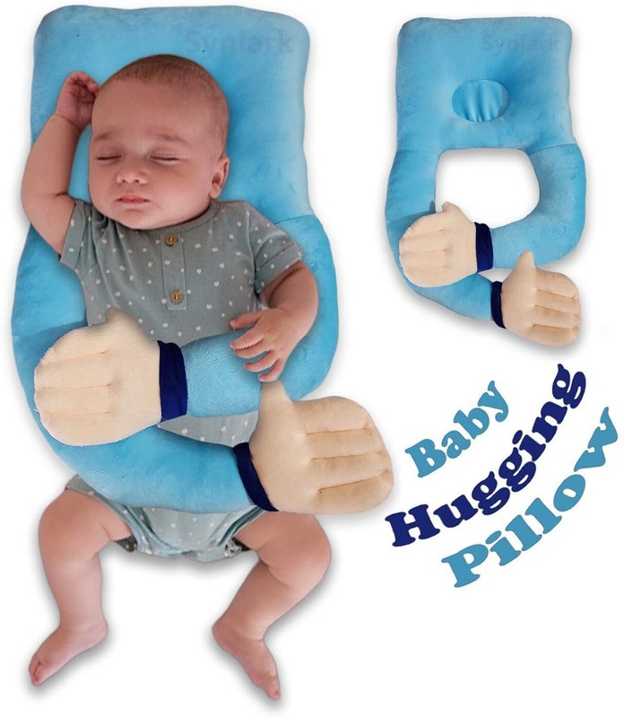 Mobiwaves Pillow Cotton Solid Baby Pillow Strap on Breast Pillow