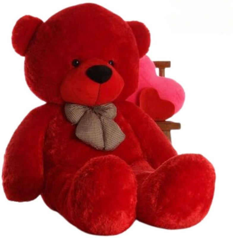 LEGAL LOVE GIANT TADDY BEAR FOR KIDS AND GIRLS 6 FEET - 210 cm(Red)