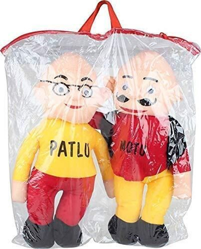 ARGHAV MOTU PATLU SOFT TOYS/KIDS SOFT TOYS/GIFT FOR KIDS/STUFFED TOYS/PLAYING FOR KIDS  - 30 cm(Multicolor)