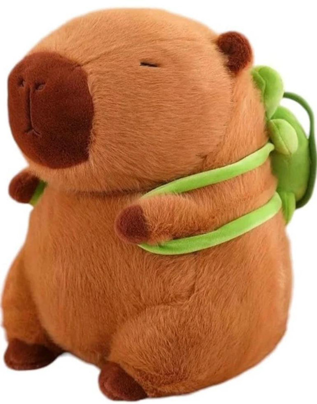 Lexigo Capybara Plush Toy 45 cm -Cute & Cuddly Stuffed Toy For Gift - 45 cm(Brown)